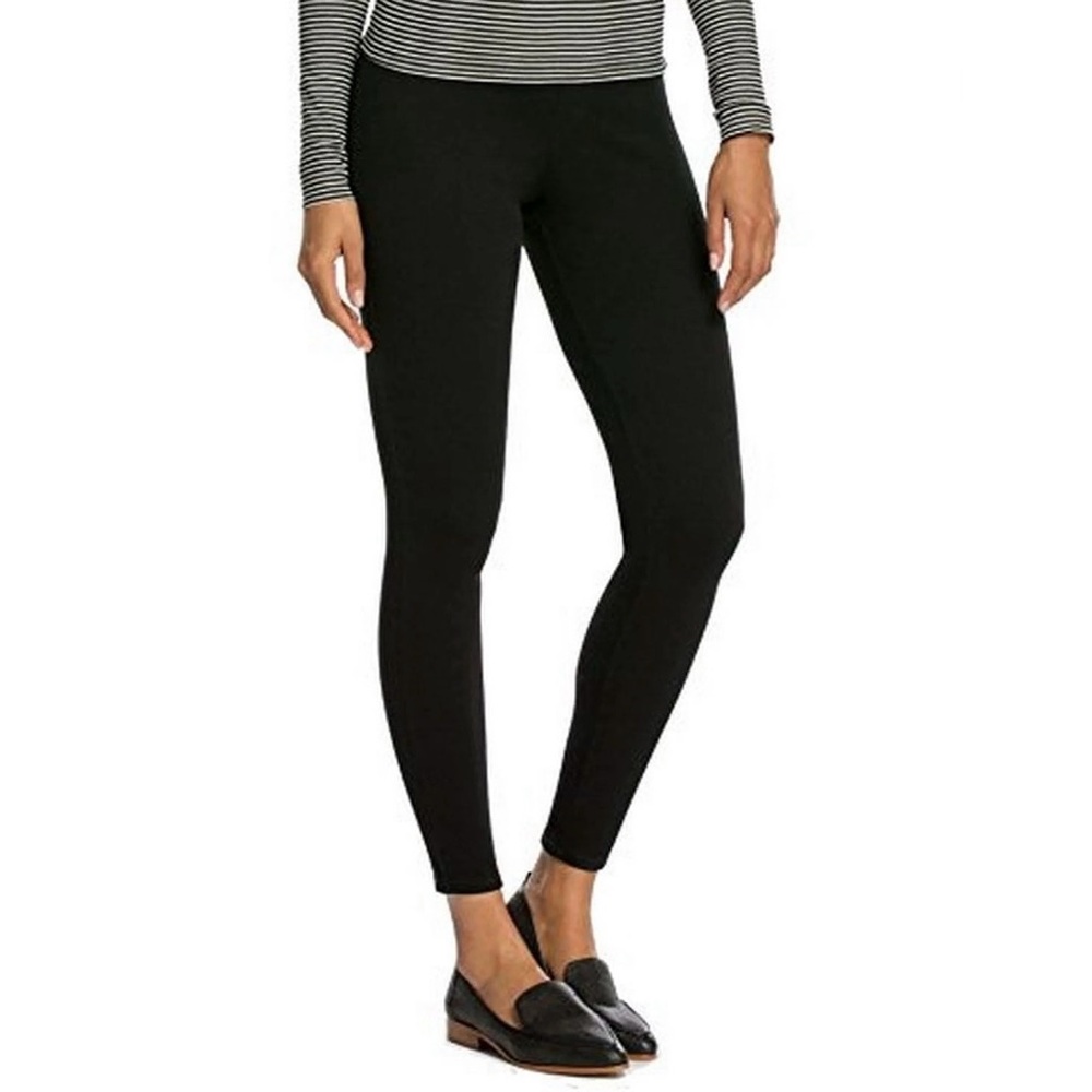 SPANX Jean-ish Black Pull-On Skinny Stretch Pants / Jeggings (size XL)
